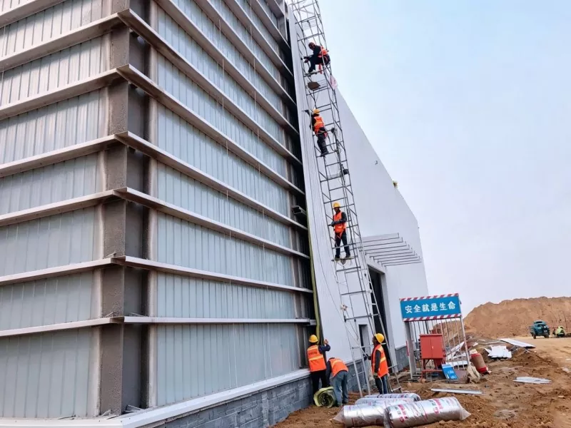 Steel Express Delivery Distribution Center Construction